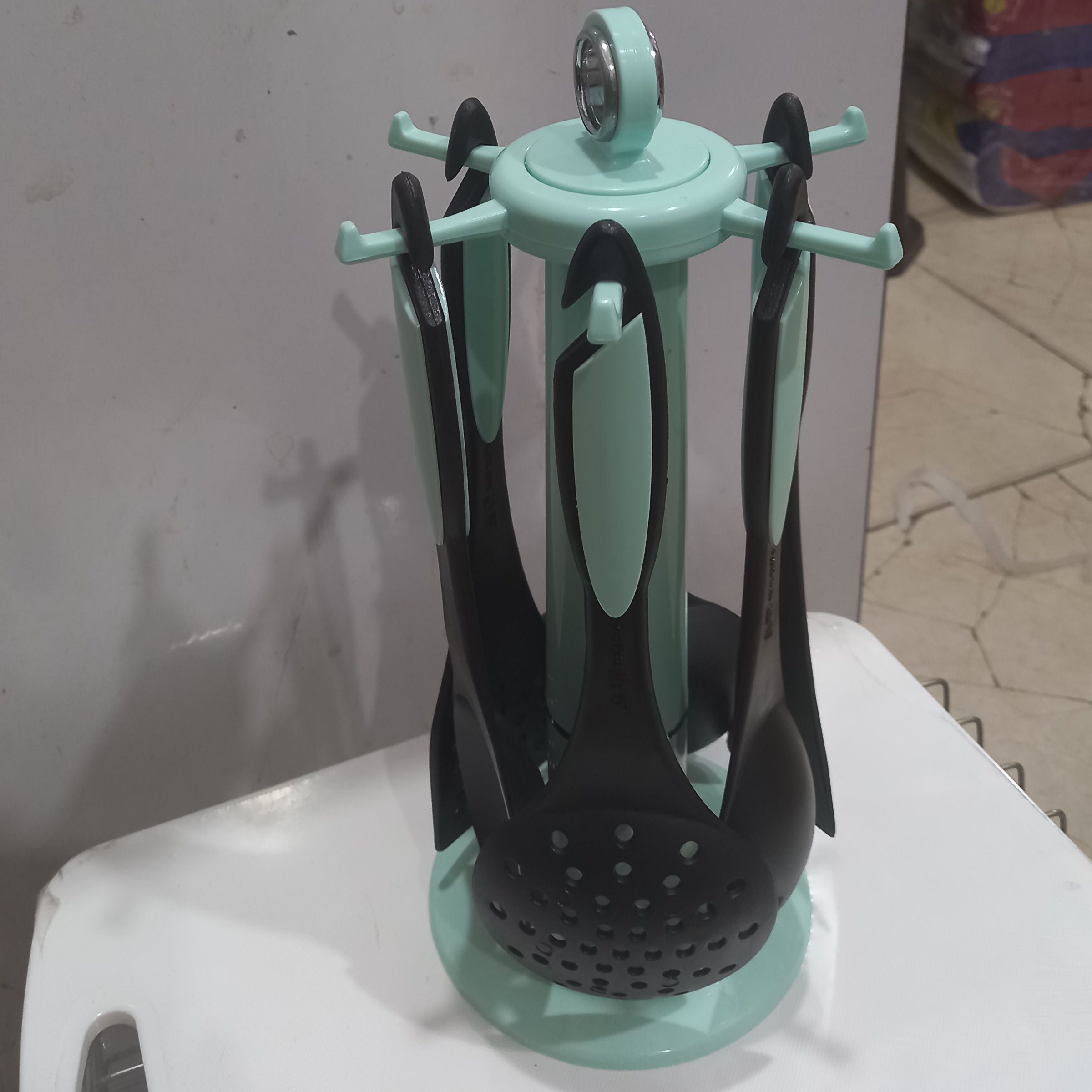 ست7 پارچه کفگیر ملاقه کوچک