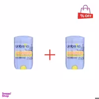 استیک ضد تعریق زنانه آمبرلا (Umbrella) مدل White+Smooth حجم 75 میلی‌ لیتر مجموعه 2 عددی