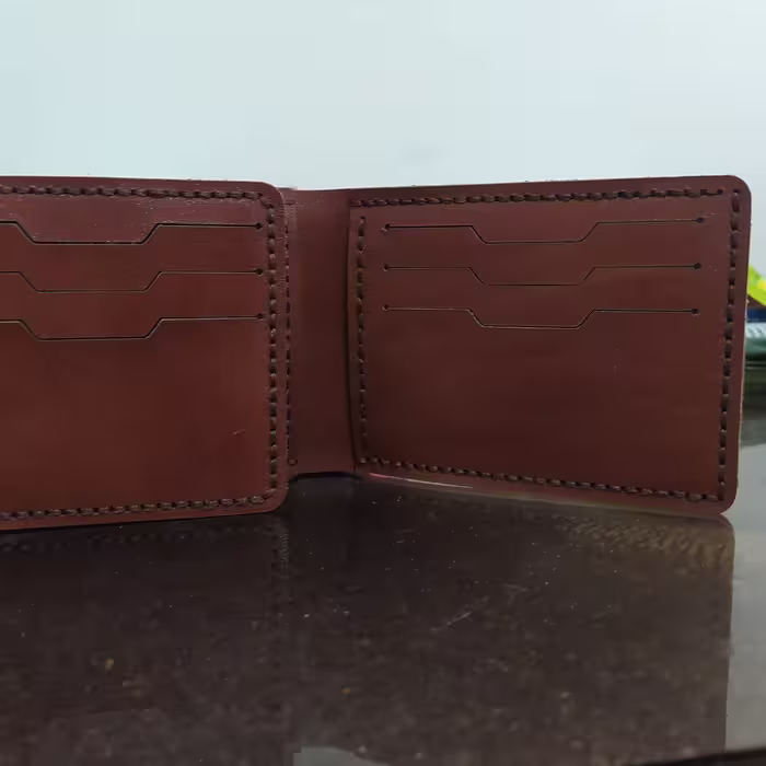 کیف پول چرم طبیعی و دست دوز 