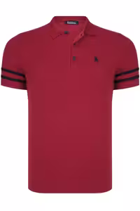 تی شرت قرمز مردانه T8585 تیره کلارت Dewberry