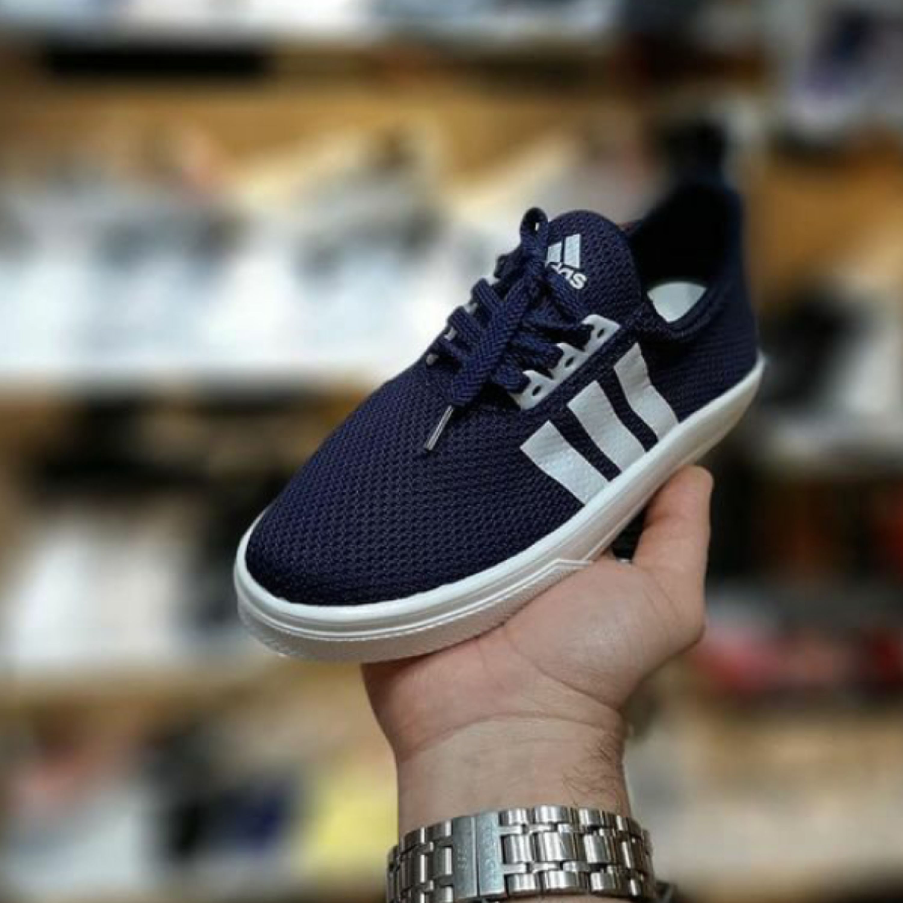 کفش کتونی طرح ادیداس سورمه ایی