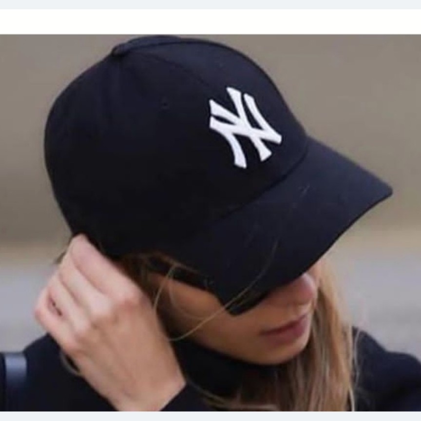 کلاه کتان مشکی نقاب دار آفتاب گیر طرح ny