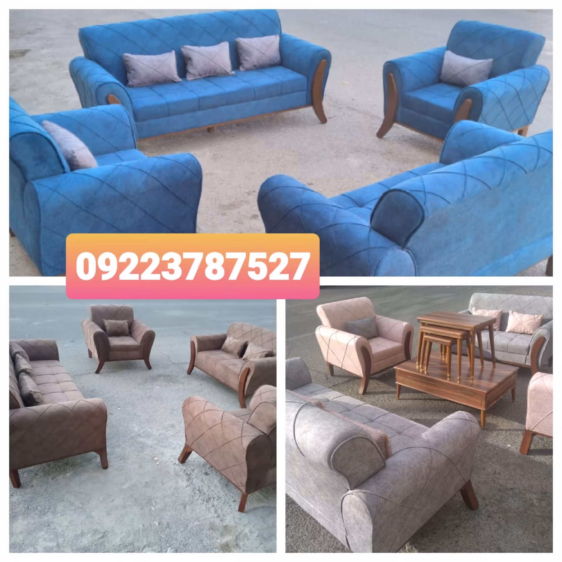 مبل راحتی اسکارلت رودی پایه فلزی