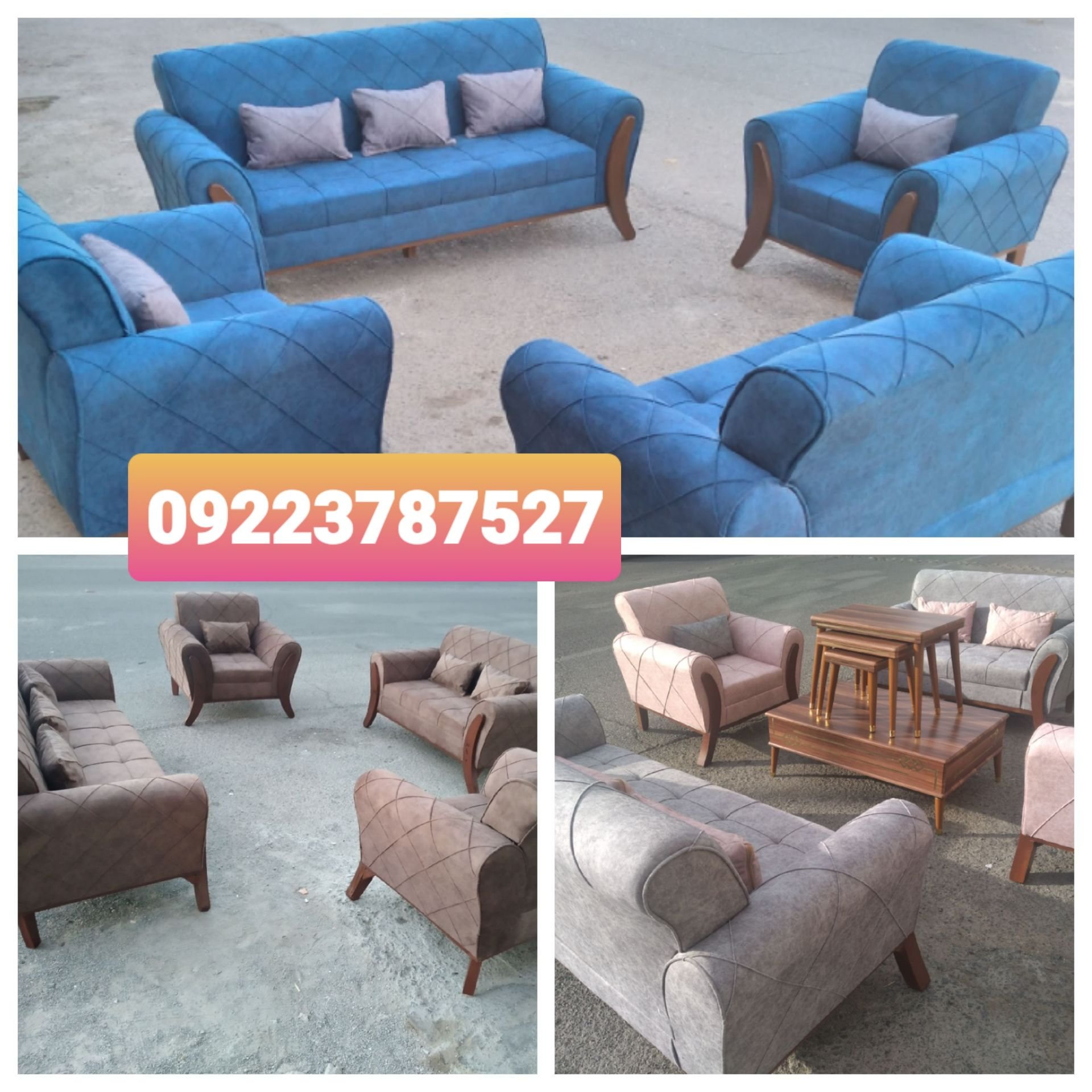 مبل راحتی اسکارلت رودی پایه فلزی