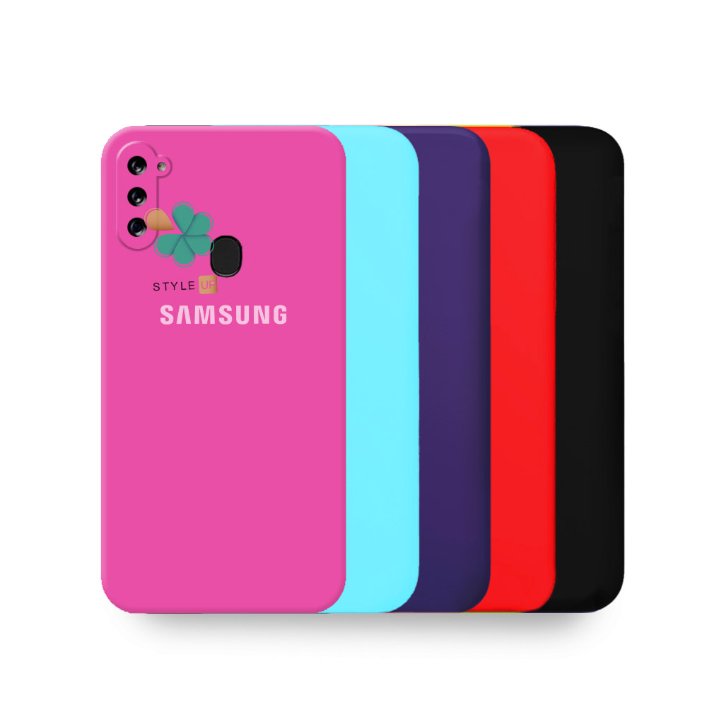 قاب گوشی سامسونگ Samsung Galaxy M11 مدل سیلیکونی محافظ لنز دار