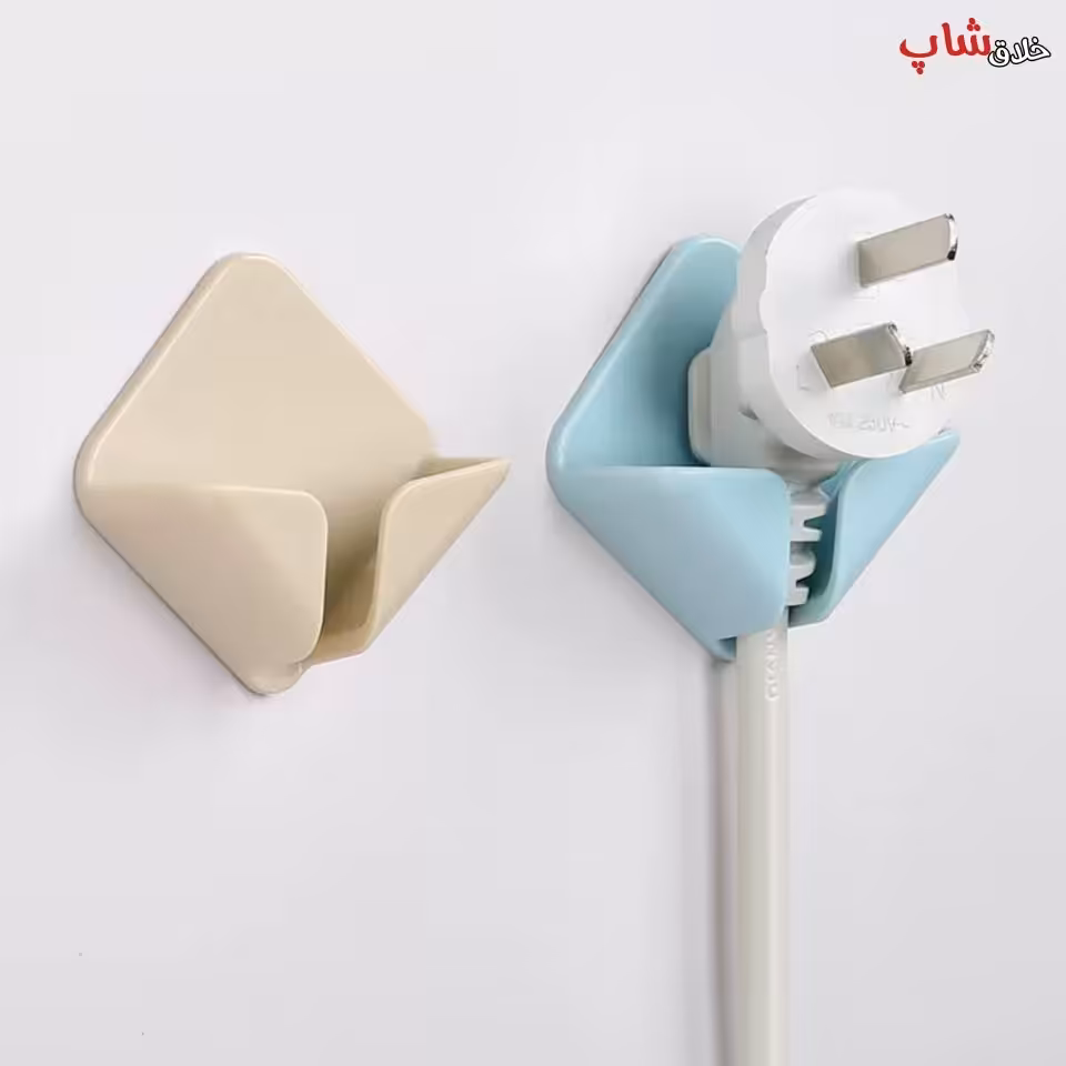 نگهدارنده دوشاخه برق چسبان بسته 4 عددی