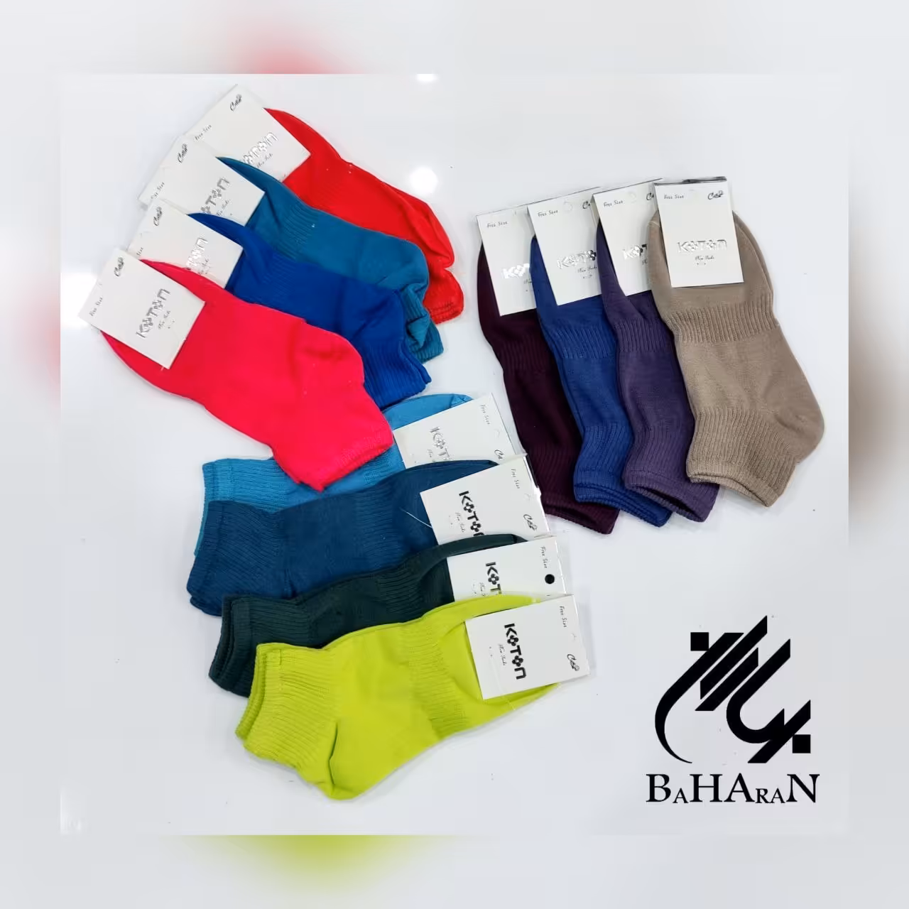 جوراب مچی پنیه عمده پک 12 جفتی