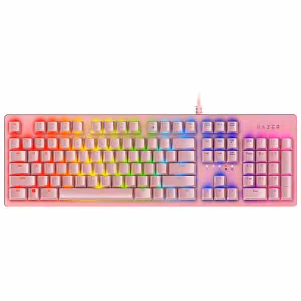 کیبورد مخصوص بازی ریزر Razer   Huntsman Quartz Gaming Keyboard