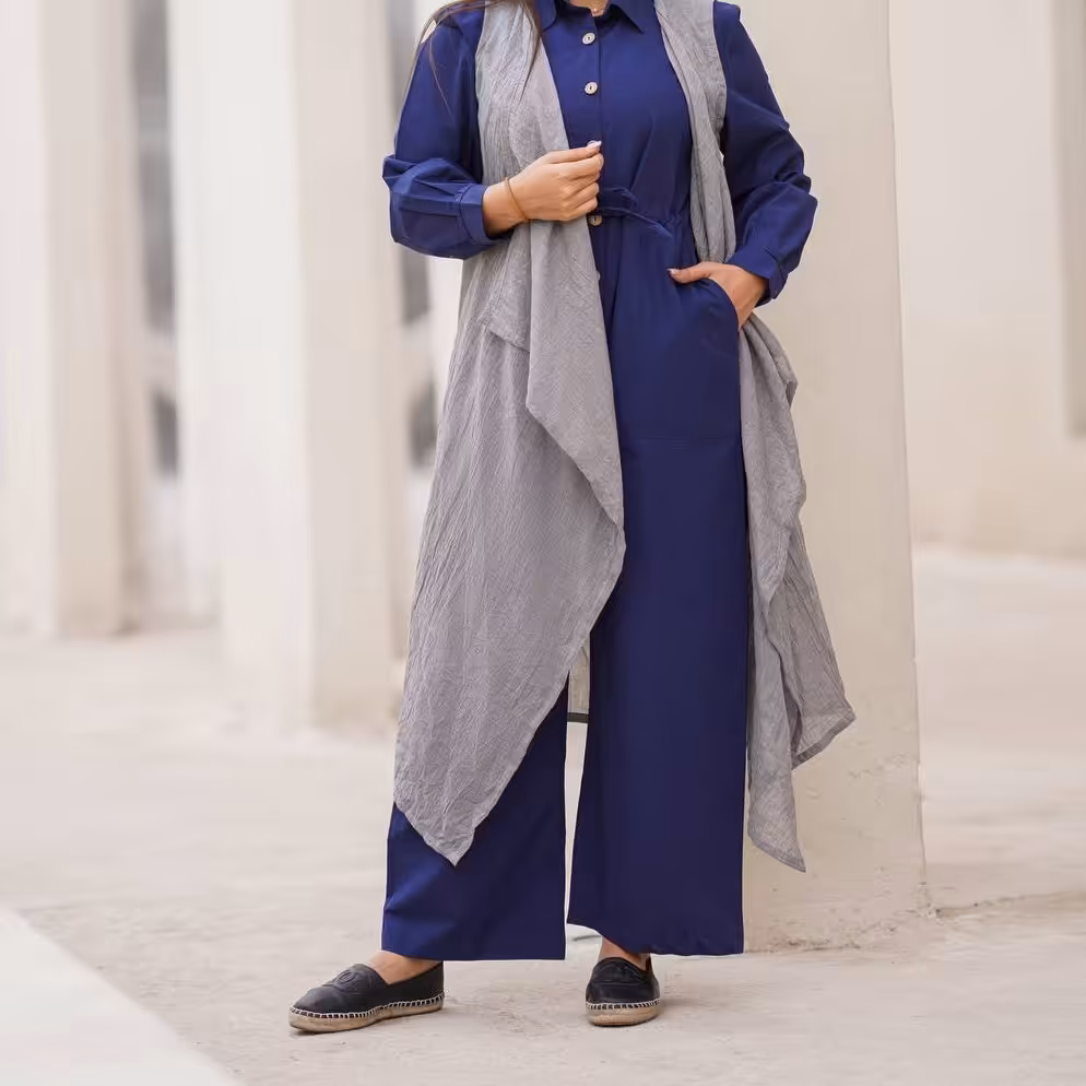 سته دو تیکه مانتو و سرهمی جنس مانتو وال سبک جنس سرهمی لنین نخ بدون ابرفت قد مانتو 129 سایز 36تا44 