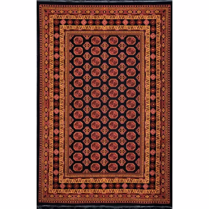 فرش ماشینی گبه700شانه دستبافت گونه