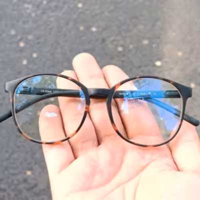 ست 3 عددی عینک طبی گرد با قابلیت تعویض عدسی های جدید