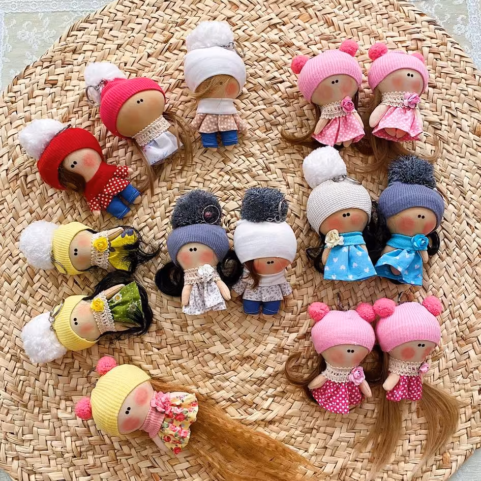 عروسک جاکلیدی روسی دستساز دخترونه و پسرونه