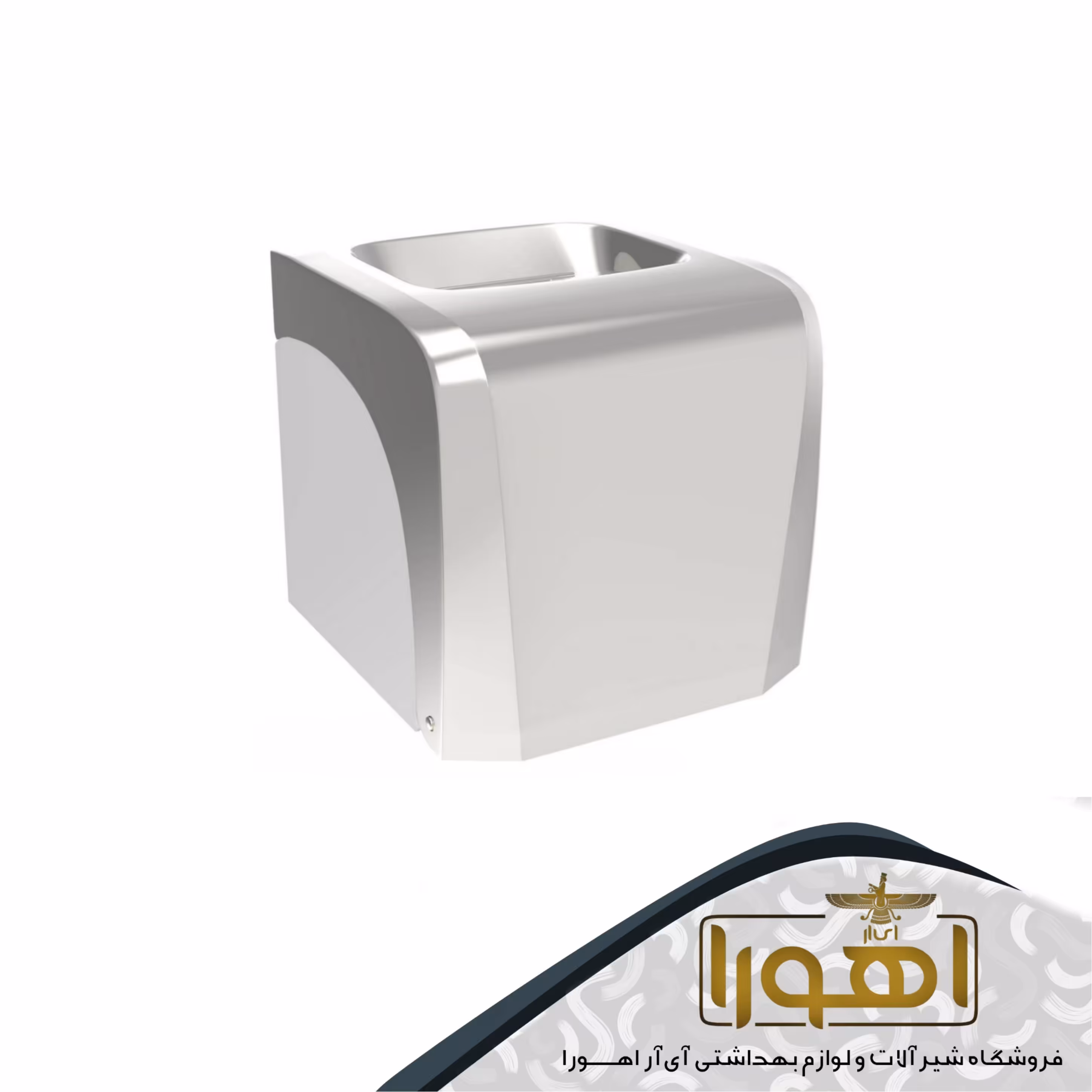 جا دستمال کاغذی توالت مدل بنتی کروم براق