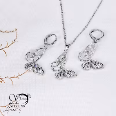 نیمست ysx آویز پروانه جواهری کد 12041