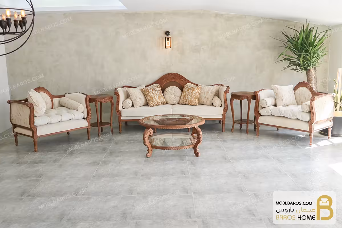 ست مبلمان 8 نفره کلاسیک و جدید مصری