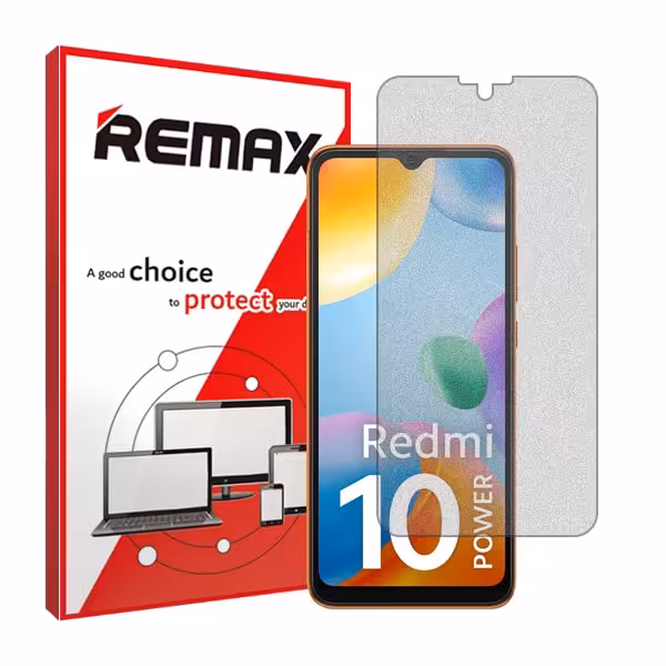 گلس شیائومی Redmi 10 Power مدل هیدروژلی مات برند ریمکس کد S