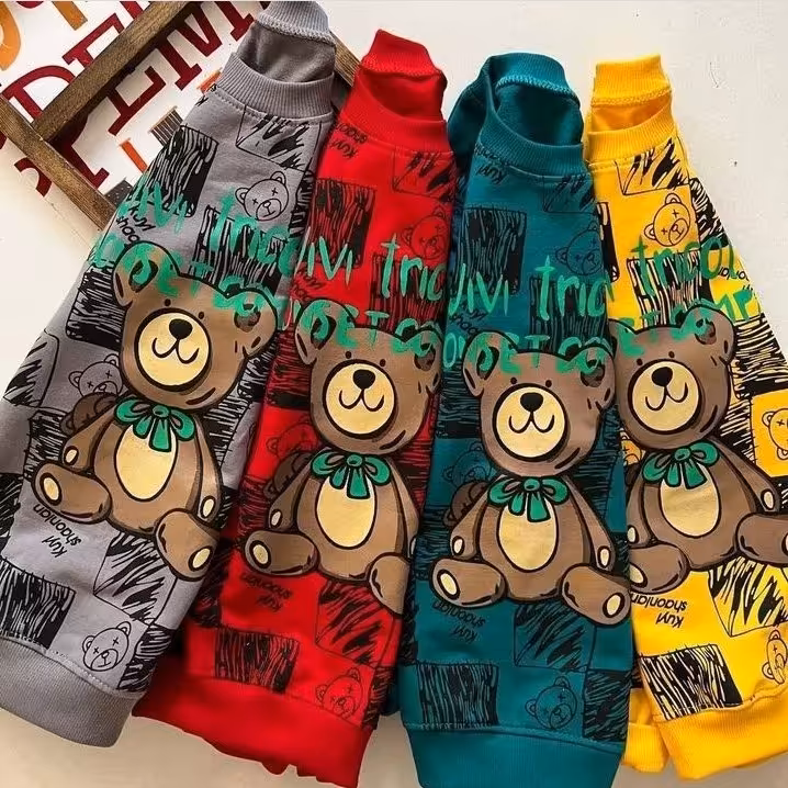 بلوزشلوار  اسپرت خرس قهوه ای