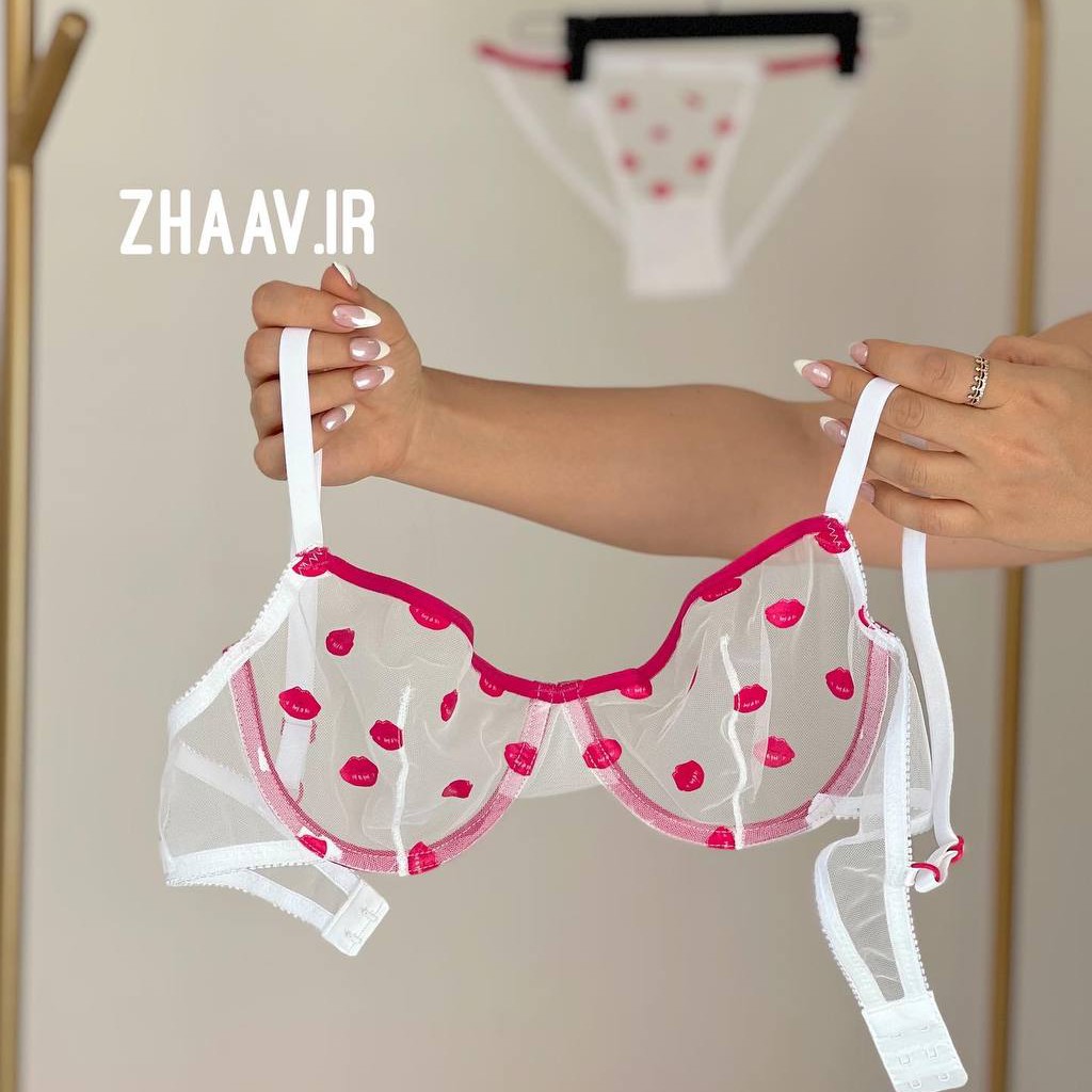 ست شورت وسوتین طرح لب