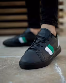 کفش مردانه مدل SD.WHITE (مشکی سبز)