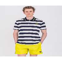 تی شرت یقه پولو آبی مردانه CW پنبه اورجینال Paul Shark Paul&amp;Shark