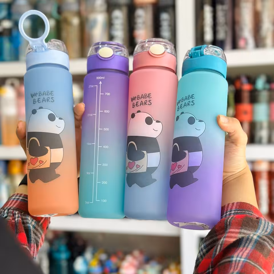 قمقمه فانتزی نشکن 900 میل طرح خرسی