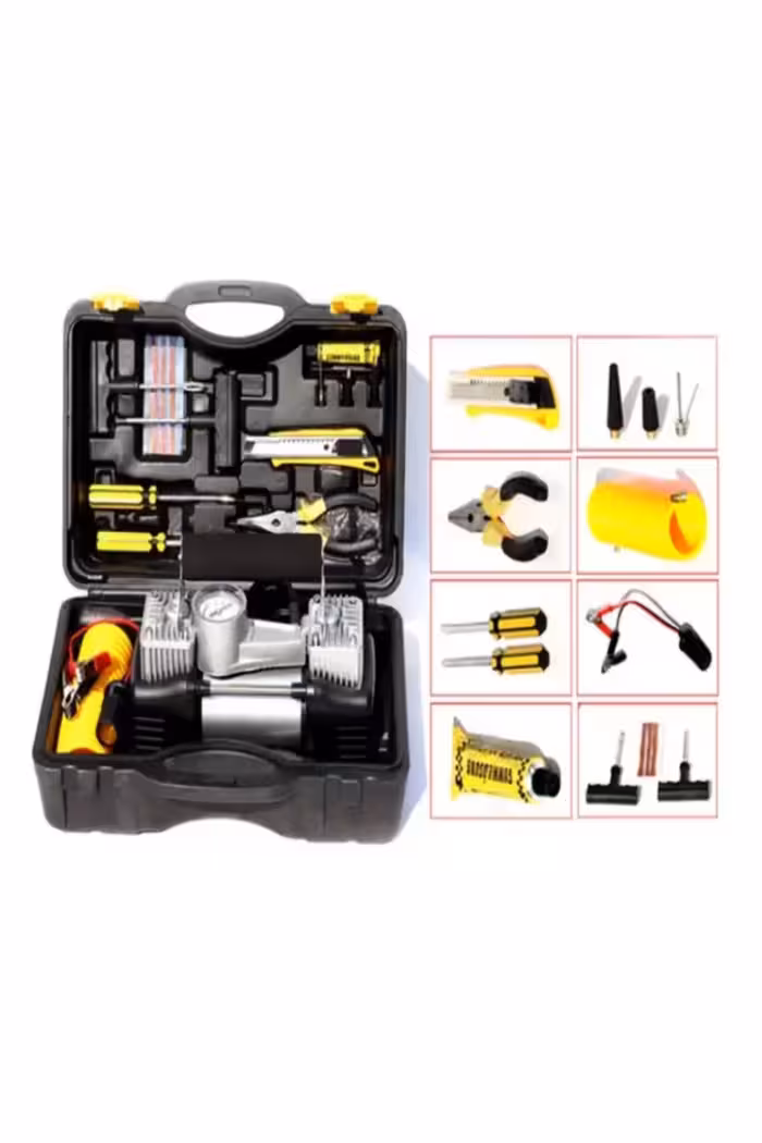 پیستون دوتایی بدنه سریال PRO PISTON 12 V 150 PSI 85 LT CAR TIRE TRETING MoonTech