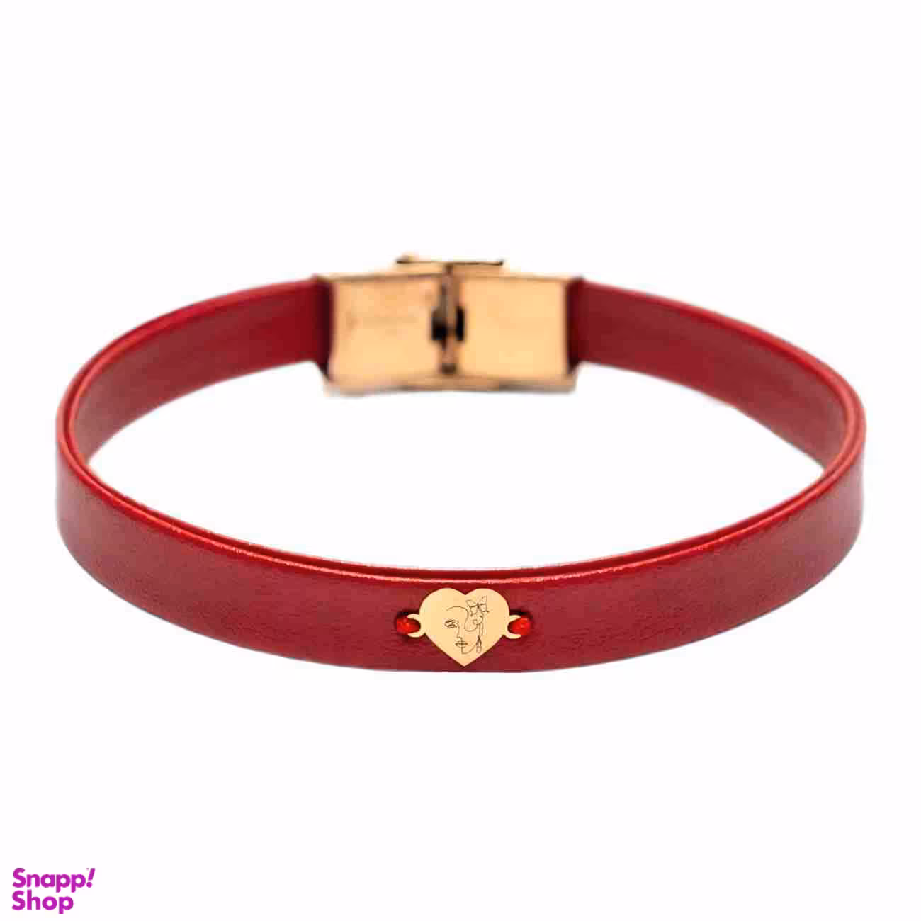 دستبند طلا 18 عیار زنانه لیردا مدل چهره 6055