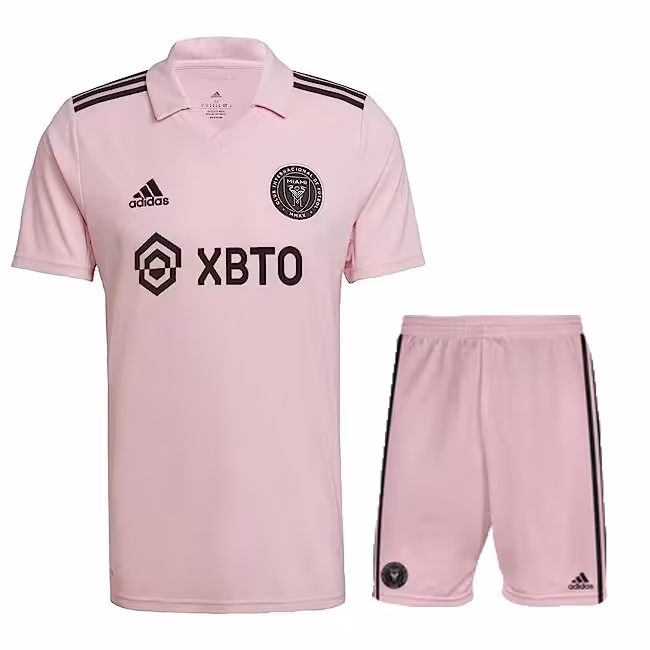 کیت اول اینترمیامی 2024 ست پیراهن و شورت با لوگوی دوختی و تایلندی