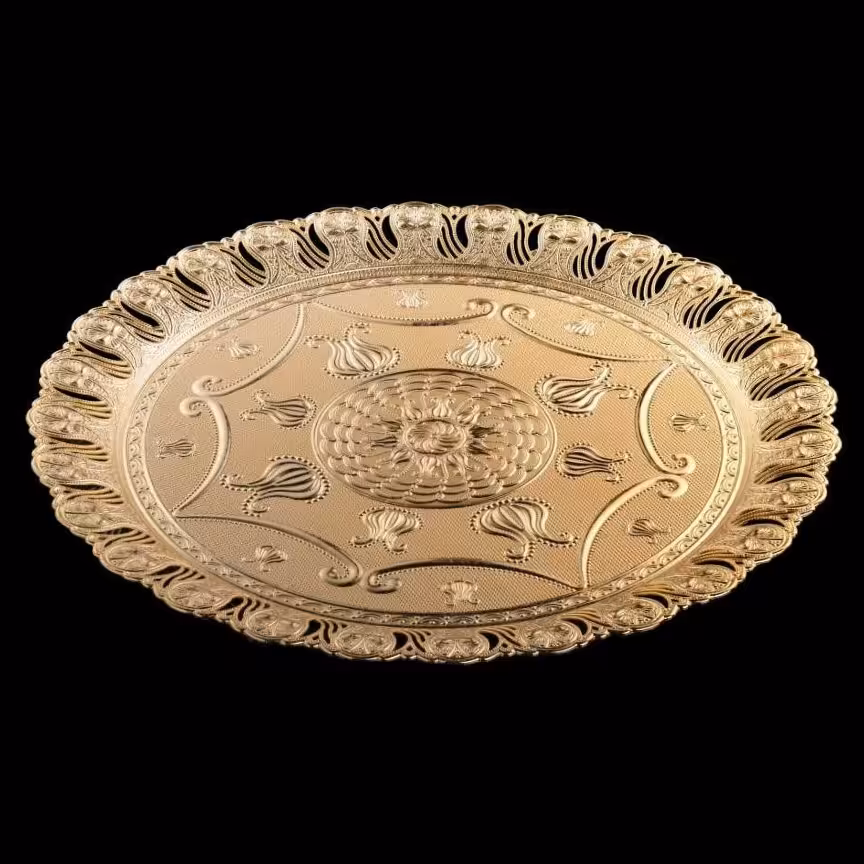 سینی گرد بزرگ 12نفره (زیرسماوری)