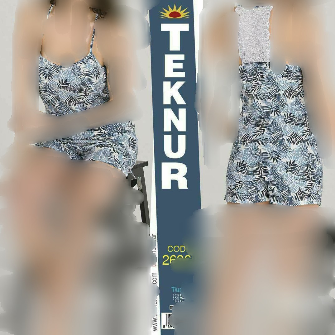 ست تاب شورتک دانتل دار زنانه