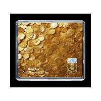شمش طلا 18 عیار 0.5 گرمی مدوپد مدل سکه کد SG11773