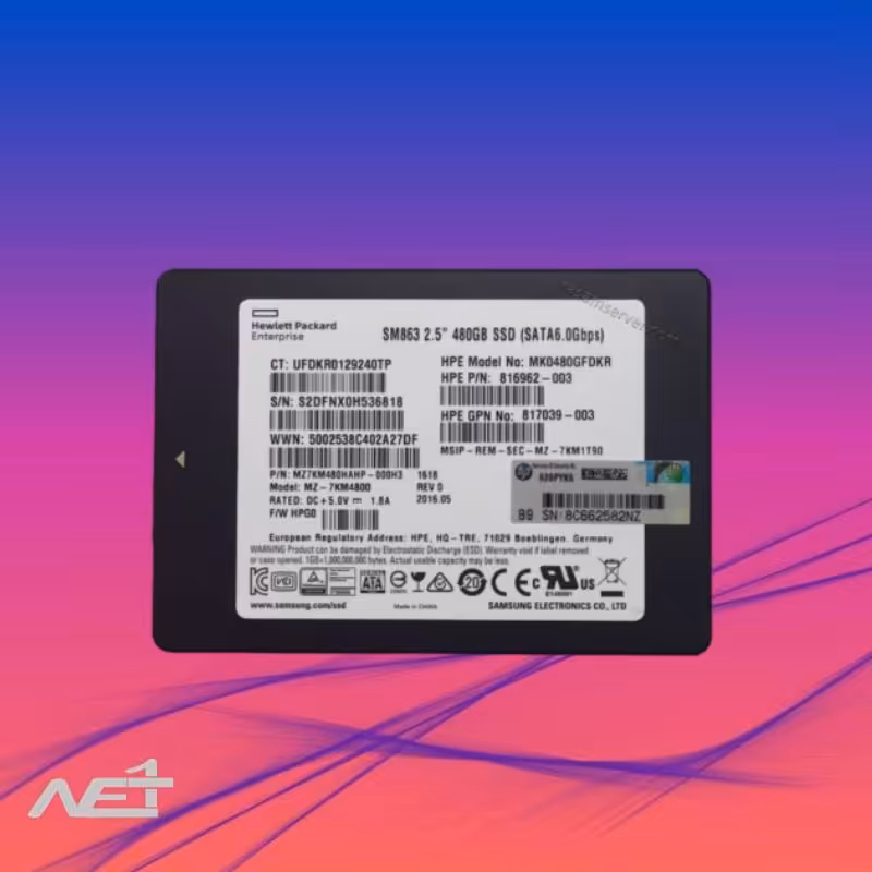 هارد سرور HPE 480GB 6G SATA SSD