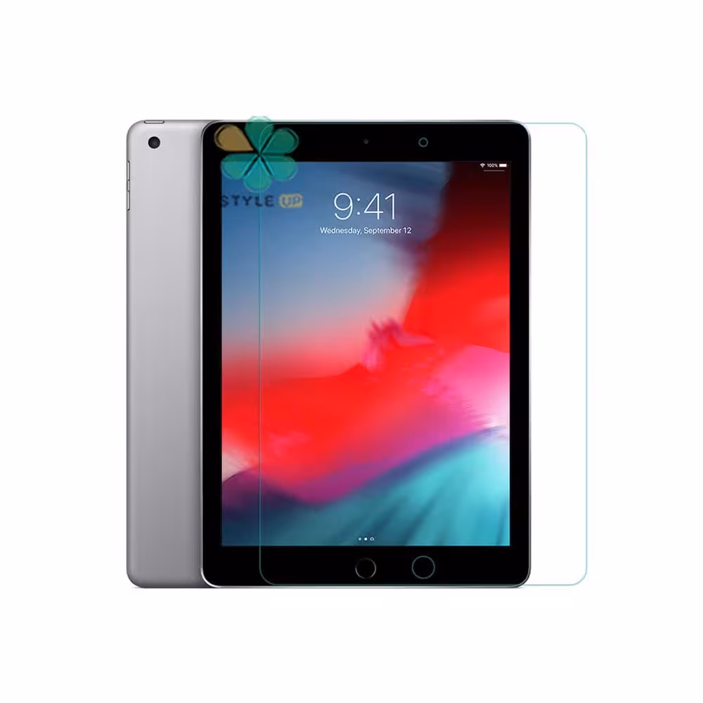 محافظ صفحه گلس اپل آیپد Apple iPad 9.7 2018 مدل دور تراش