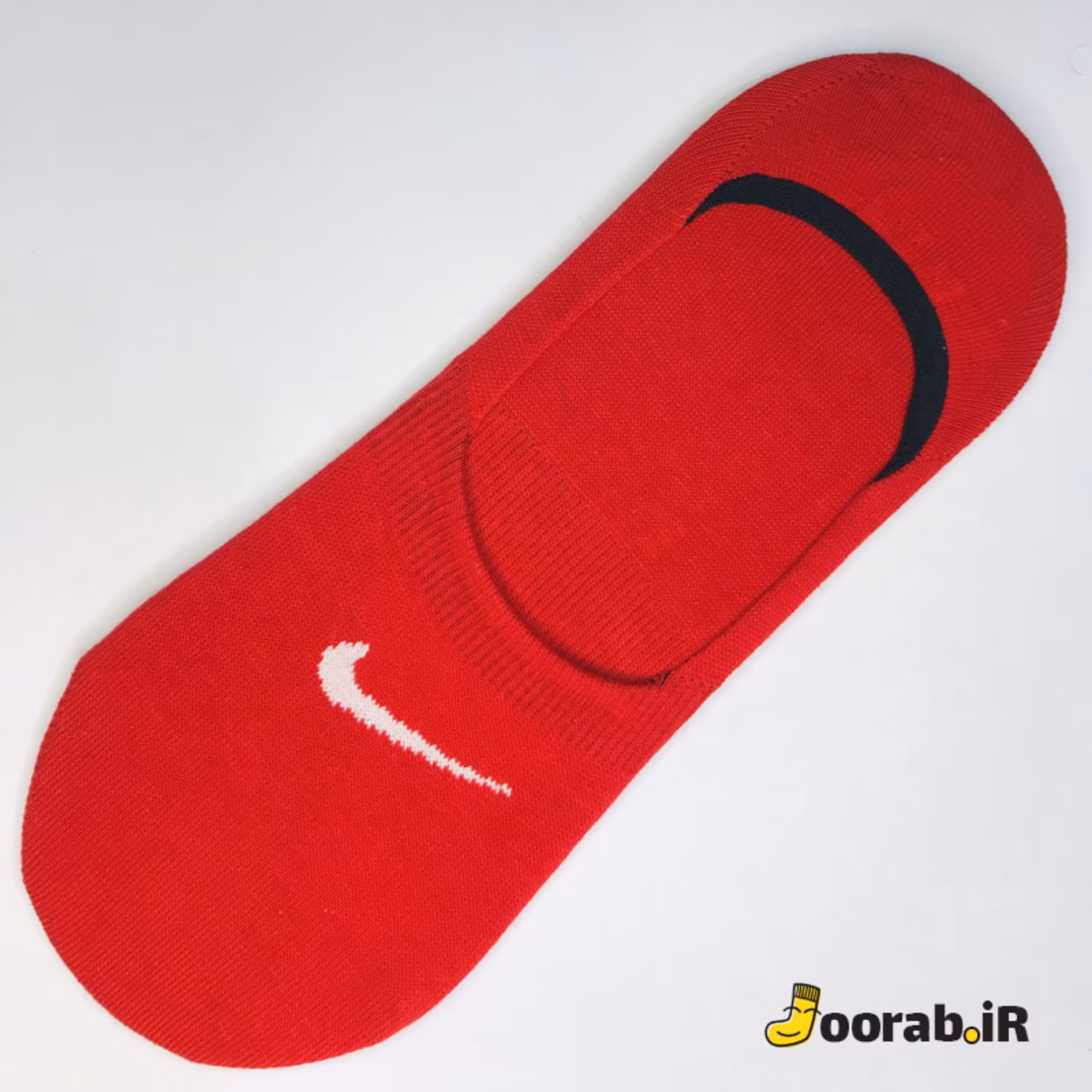 جوراب کالج طرح نایک قرمز