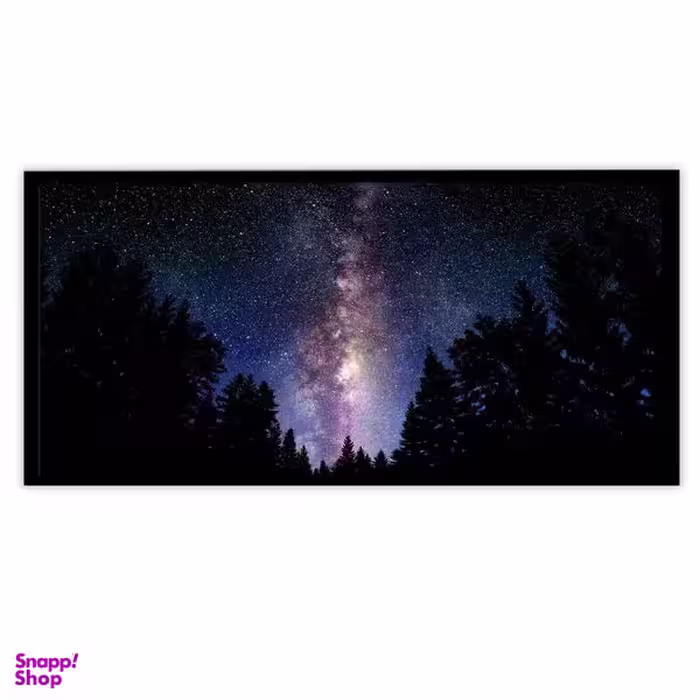 تابلو بکلیت طرح جنگل و آسمان شب مدل B-S4465