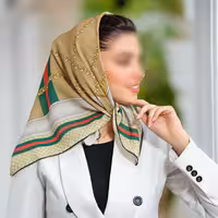 مینی اسکارف نخی طرح نوزده