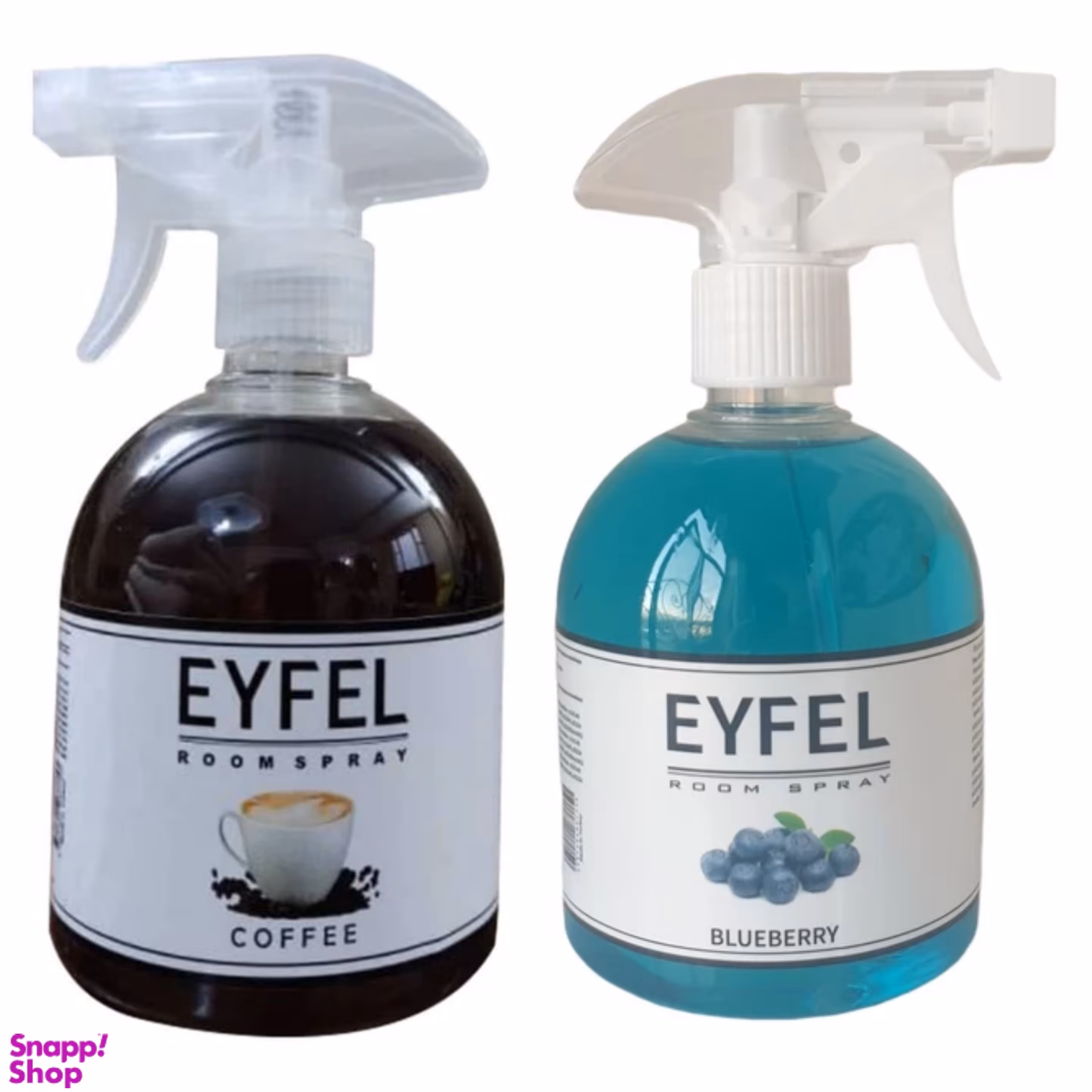 اسپری خوشبوکننده هوا ایفل مدل قهوه و بلوبری حجم 500 میلی لیتر بسته 2 عددی