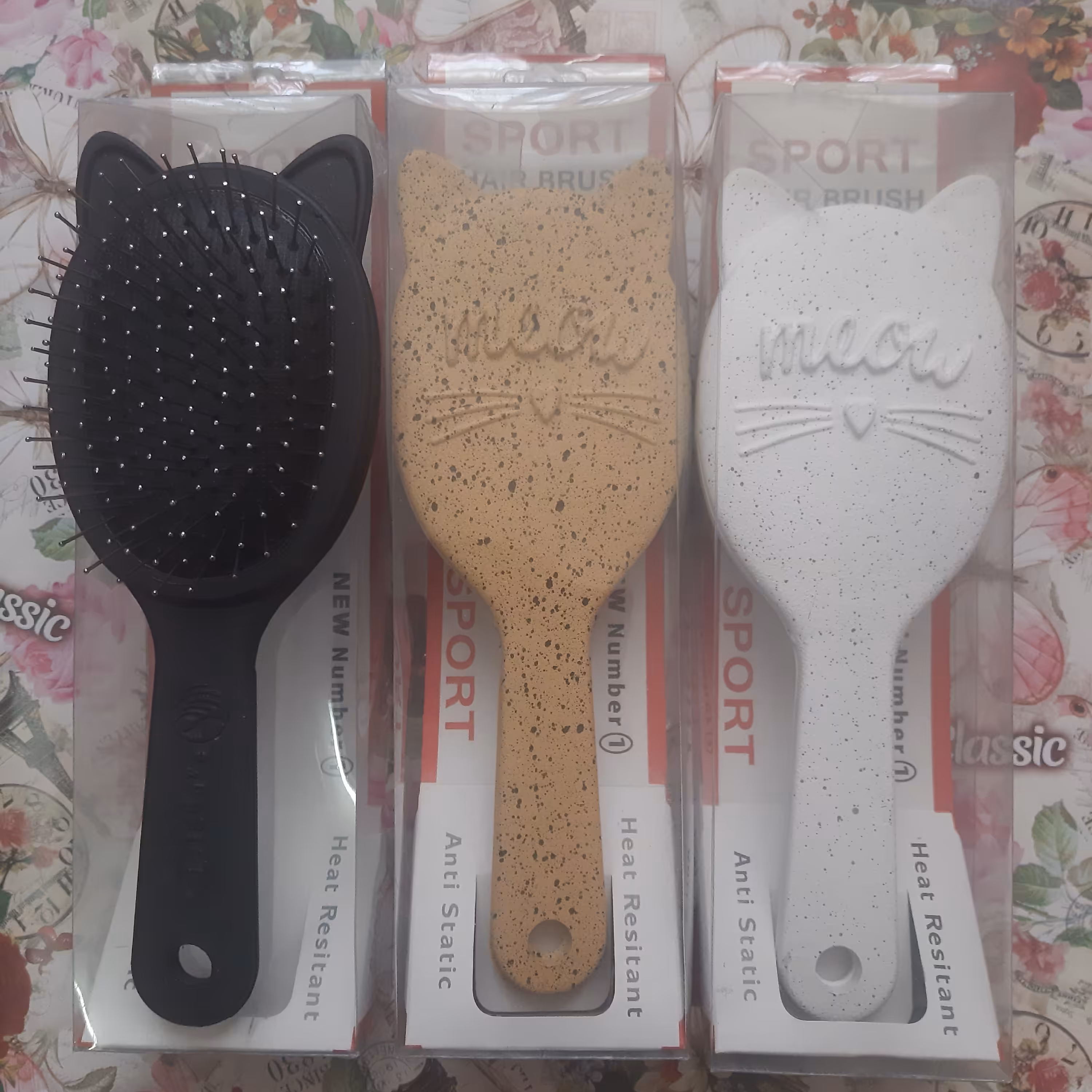 برس جادور طرح گربه سایز بزرگ