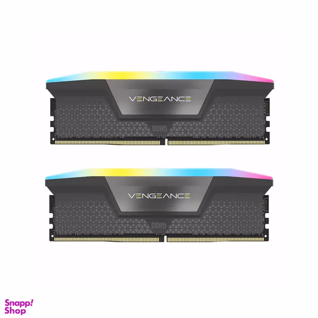 رم دسکتاپ کورسیر مدل VENGEANCE RGB DDR5 6800 MHz ظرفیت 32 گیگابایت