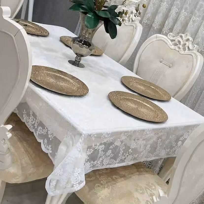 رومیزی پینک لند ترک سایز بزرگ رسید2 طرف دالبرمیز 12 نفره سایز 150در380 ارسال رایگان