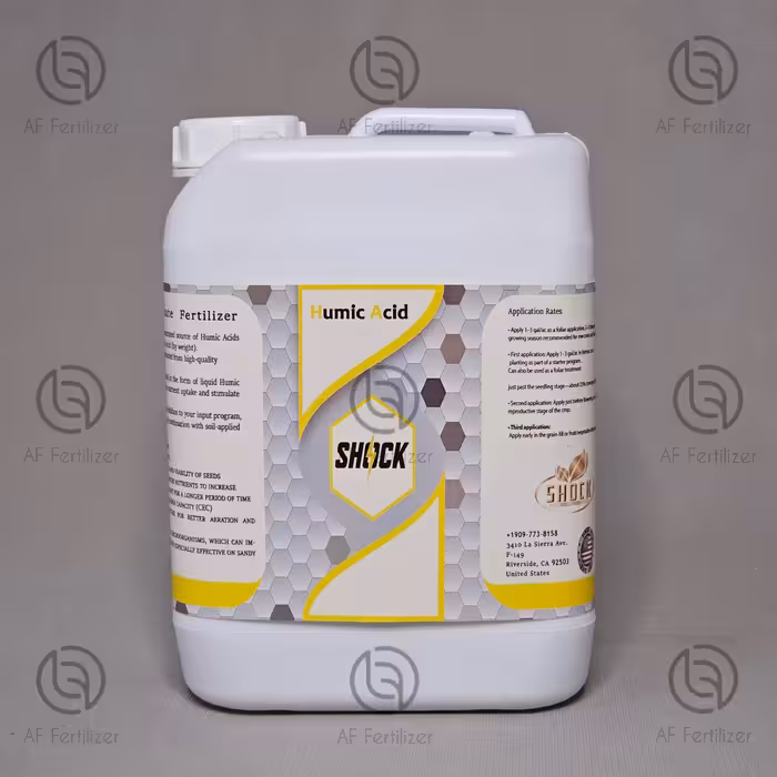 کود هیومیک اسید شوک آمریکایی 95درصد حجم پنج لیتری
