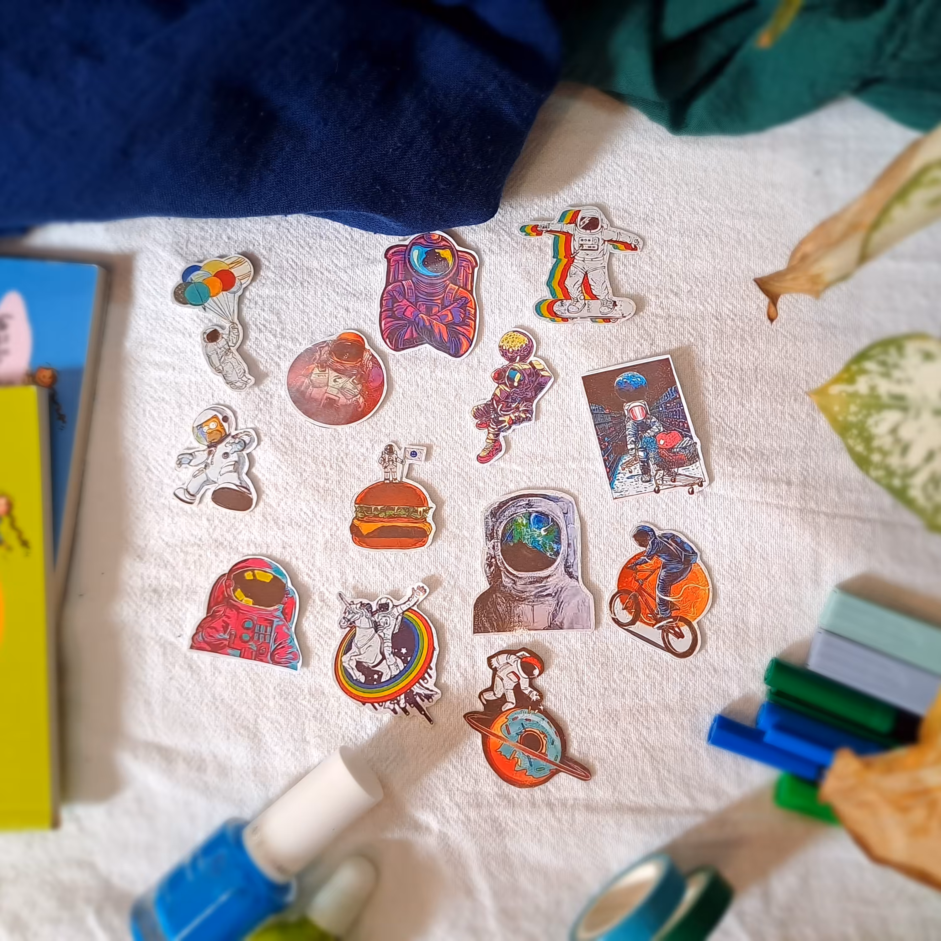 پک برچسب 13 عددی فضانورد(2)