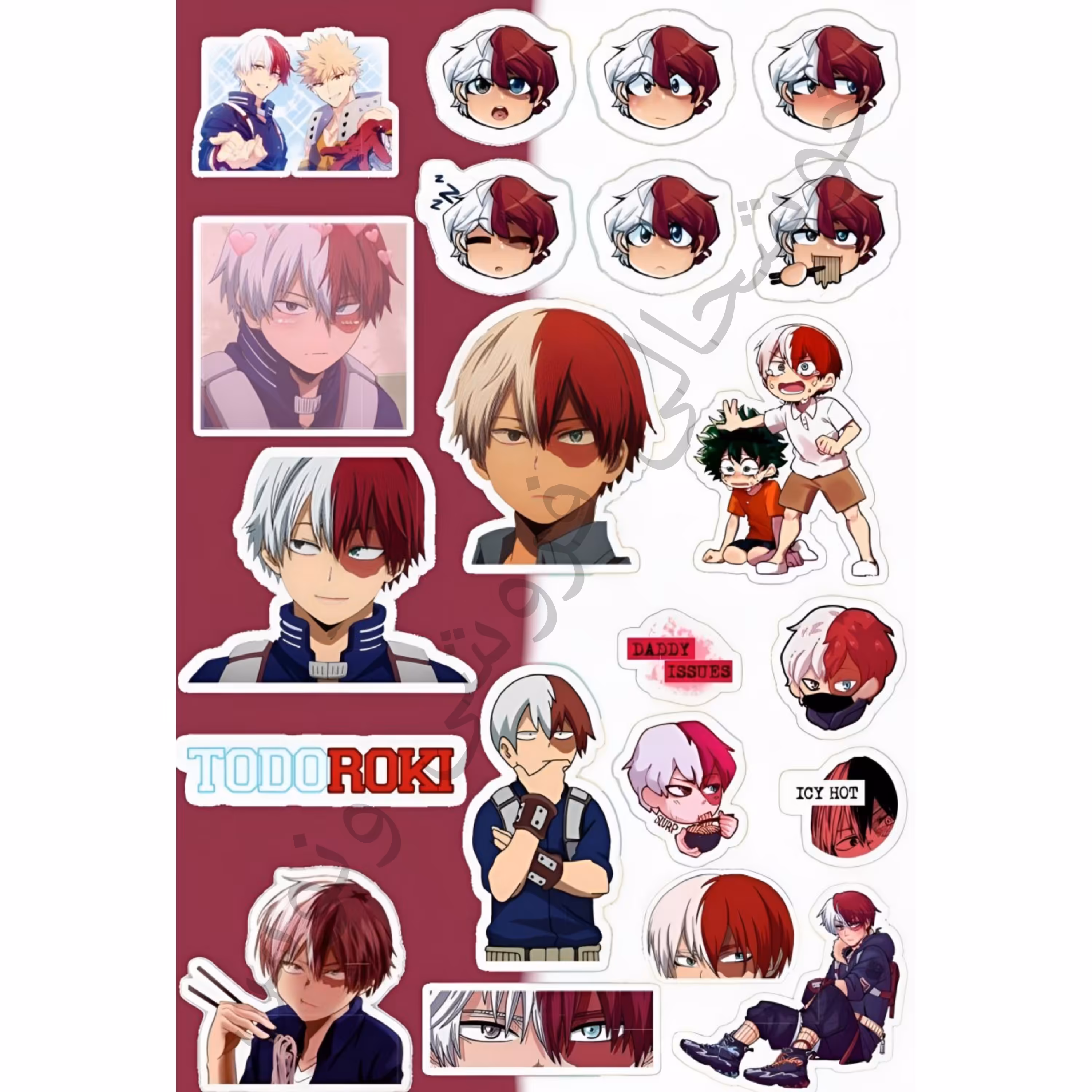 پک استیکر انیمه ای شوتو جذاب