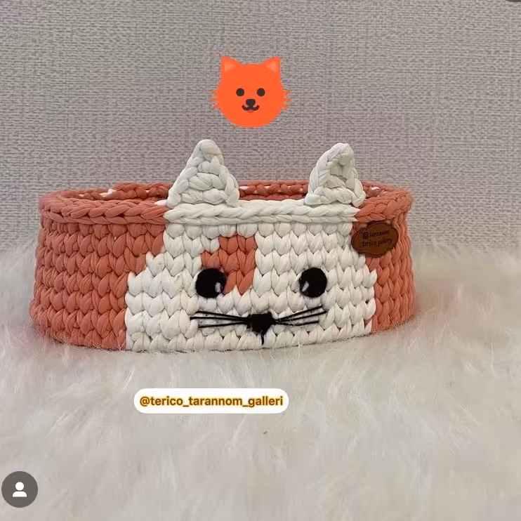 نظم دهنده میز آرایش مدل گربه
جنس تریکو