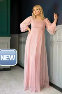 پیراهن مهمانی زنانه تور 165 مدل ماکسی آسنات