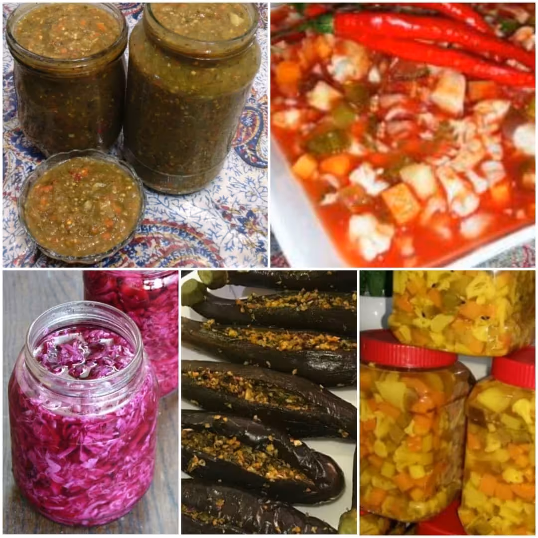 انواع ترشی و شور