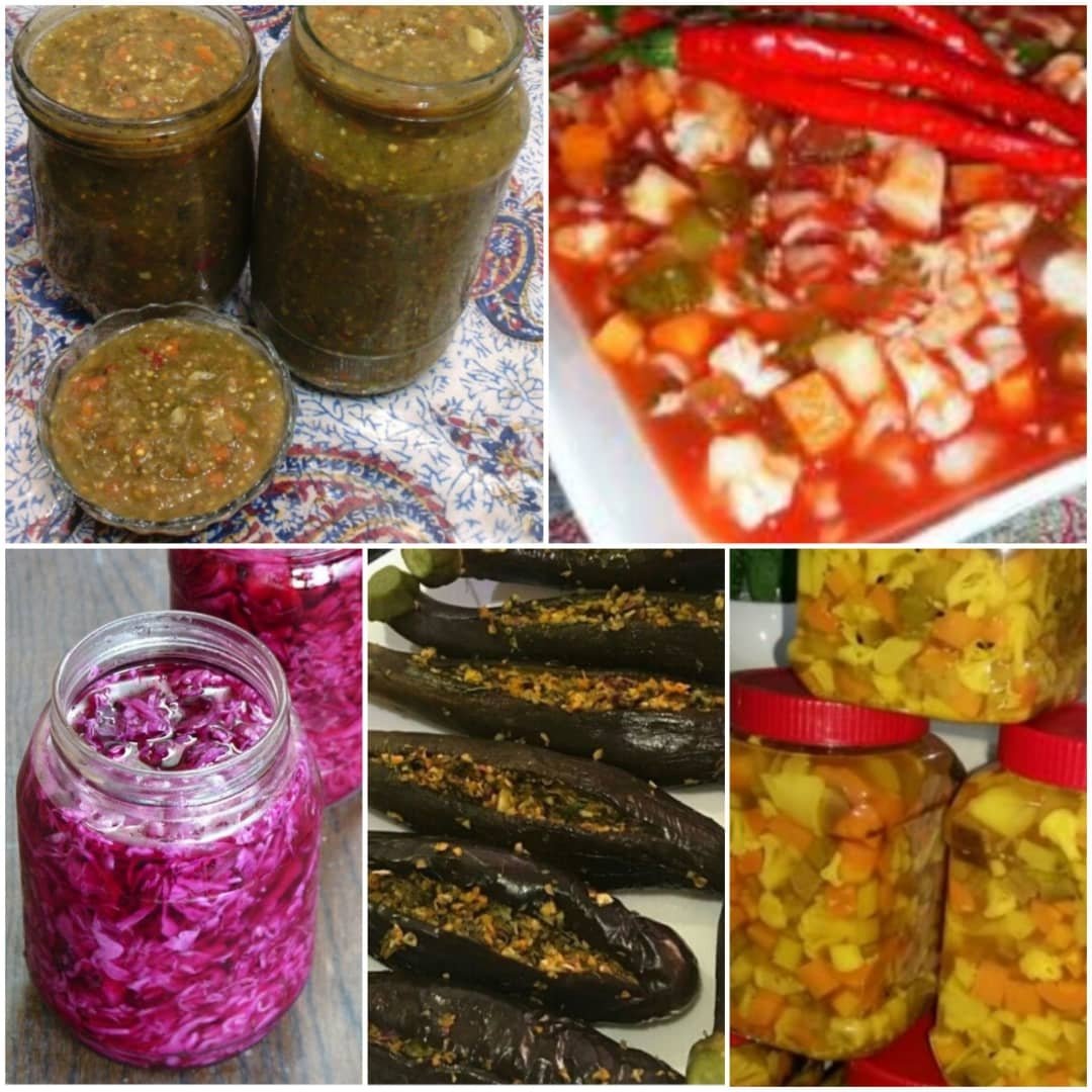 انواع ترشی و شور