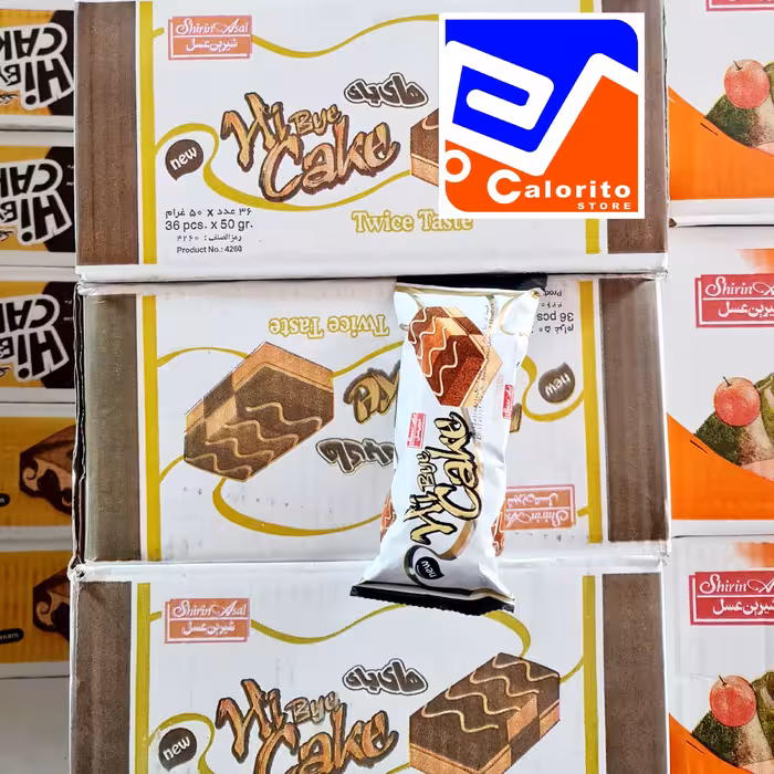 کیک لایه ای های بای کیک 50 گرمی کارتن 36 عددی