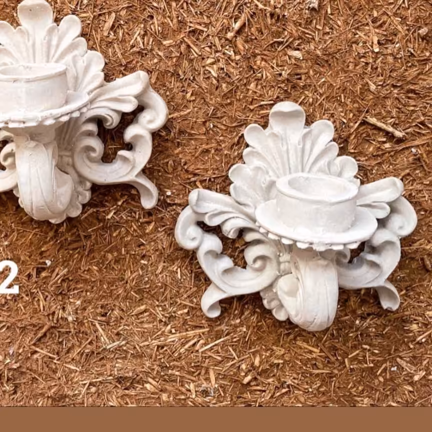 جا شمعی دیواری کوچک مدل برگی (سفارش حداقل 4عددی)