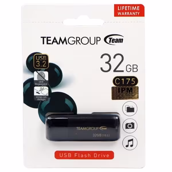 فلش مموری تیم گروپ مدل C175 ظرفیت 32 گیگابایت